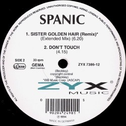 Spanic ‎– Sister Golden Hair (ZYX Records) 