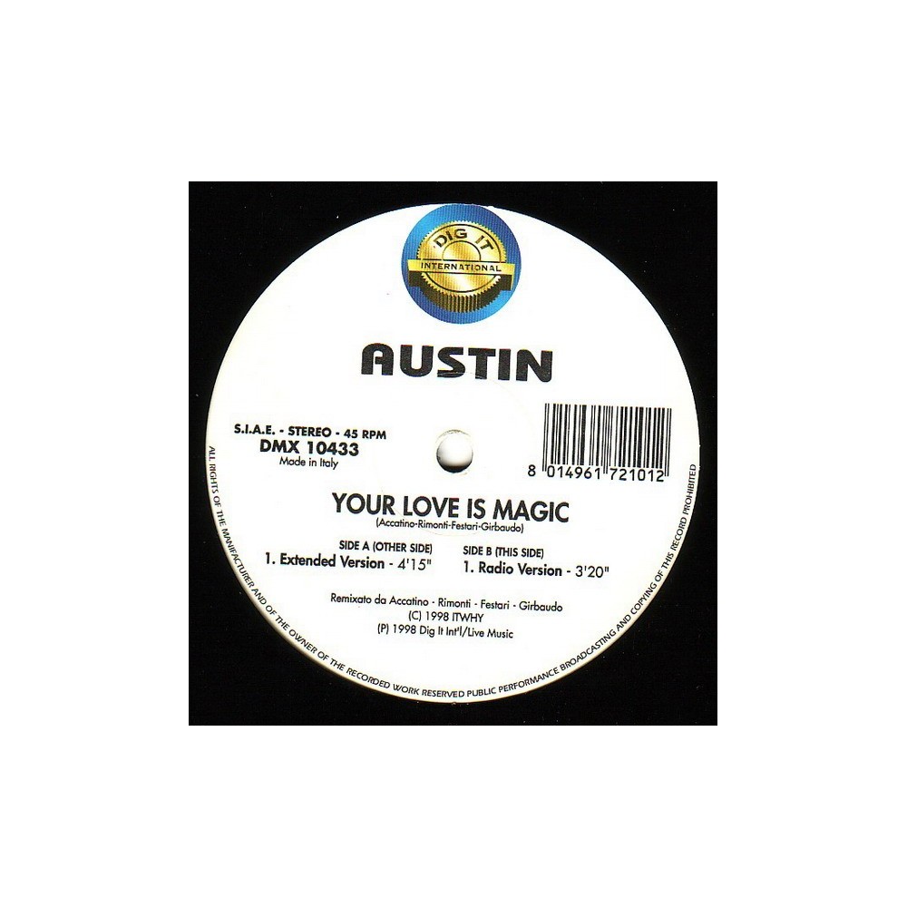 Austin  – Your Love Is Magic 