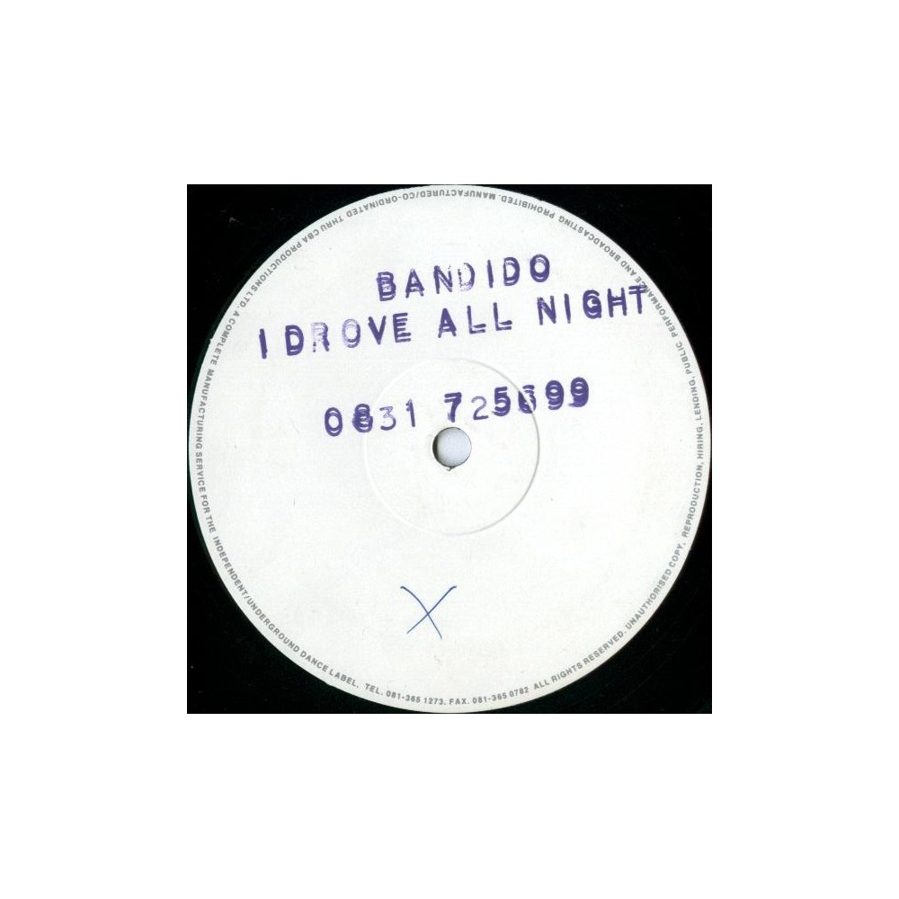Bandido – I Drove All Night 