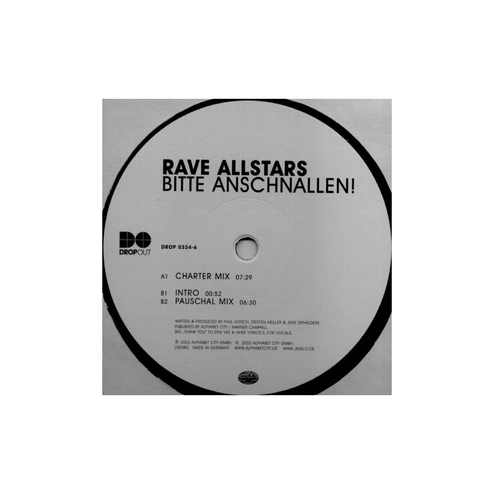 Rave Allstars  - Bitte Anschnallen!(Disco buen rollo Virtual¡¡)