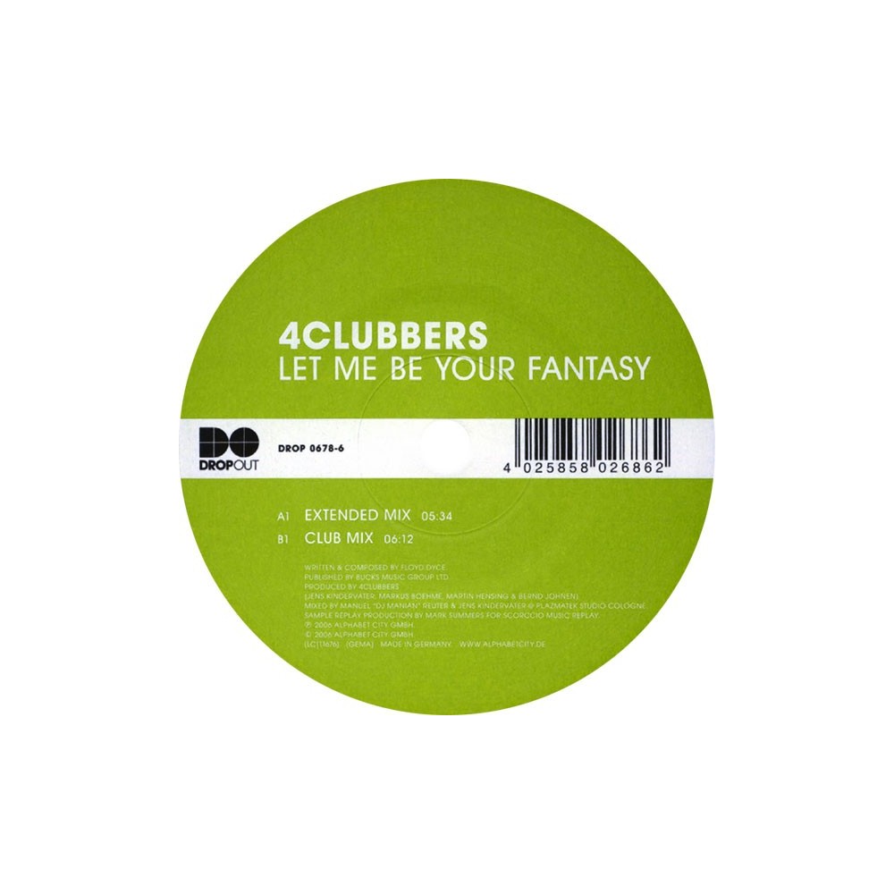 4Clubbers – Let Me Be Your Fantasy