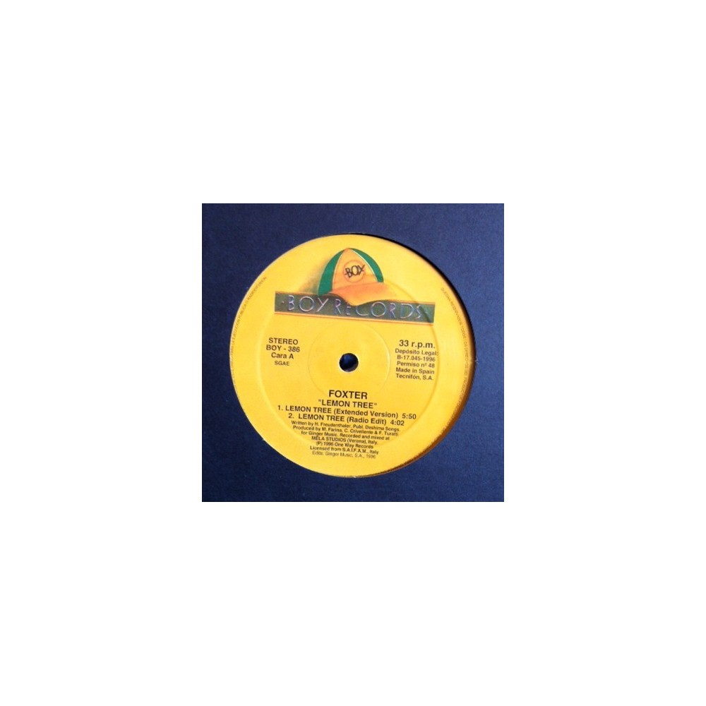 Foxter – Lemon Tree 