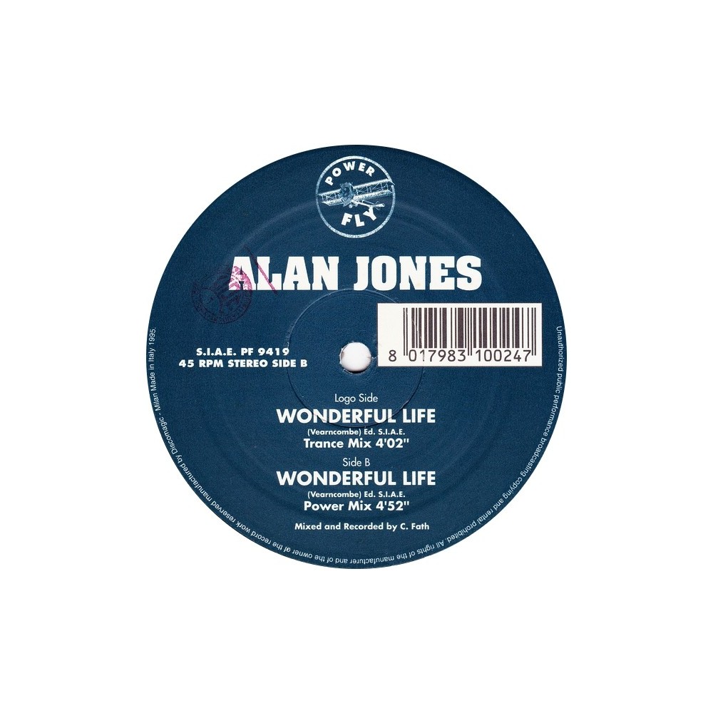 Alan Jones  – Wonderful Life (IMPORT)