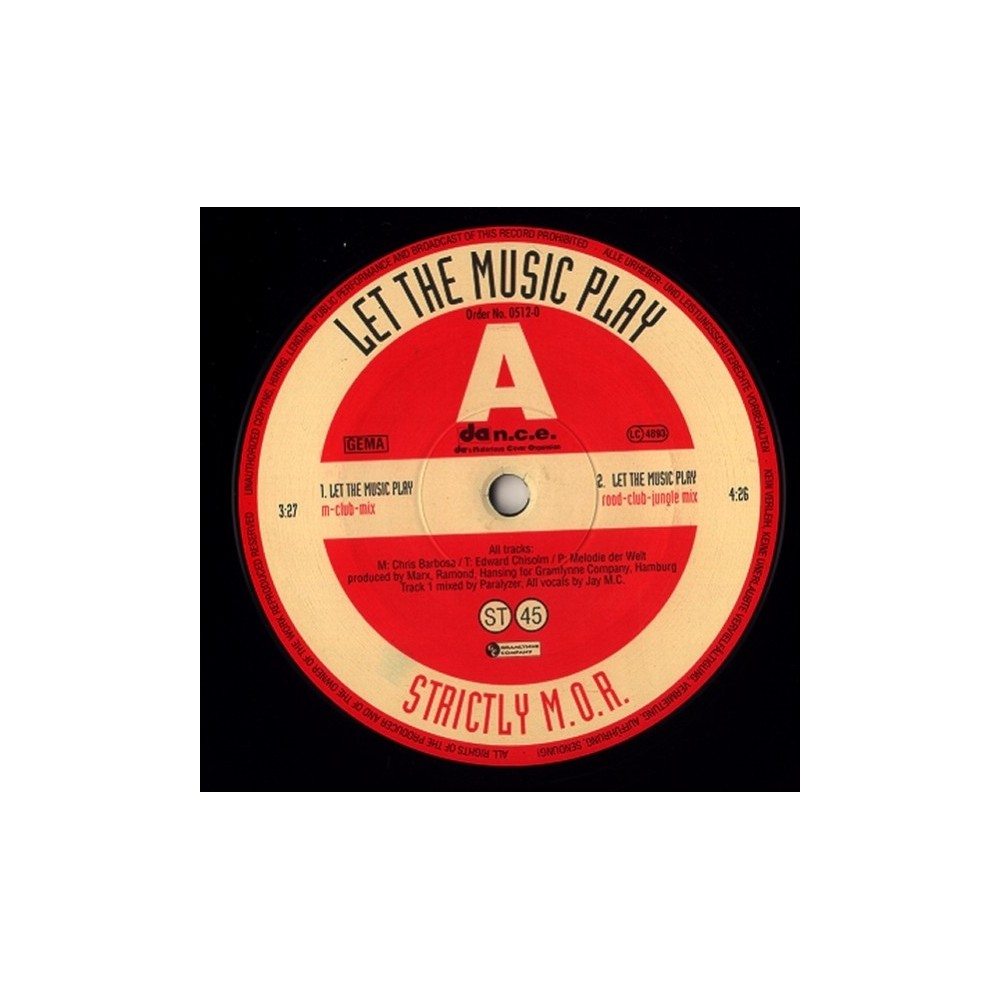 Strictly MOR – Let The Music Play 