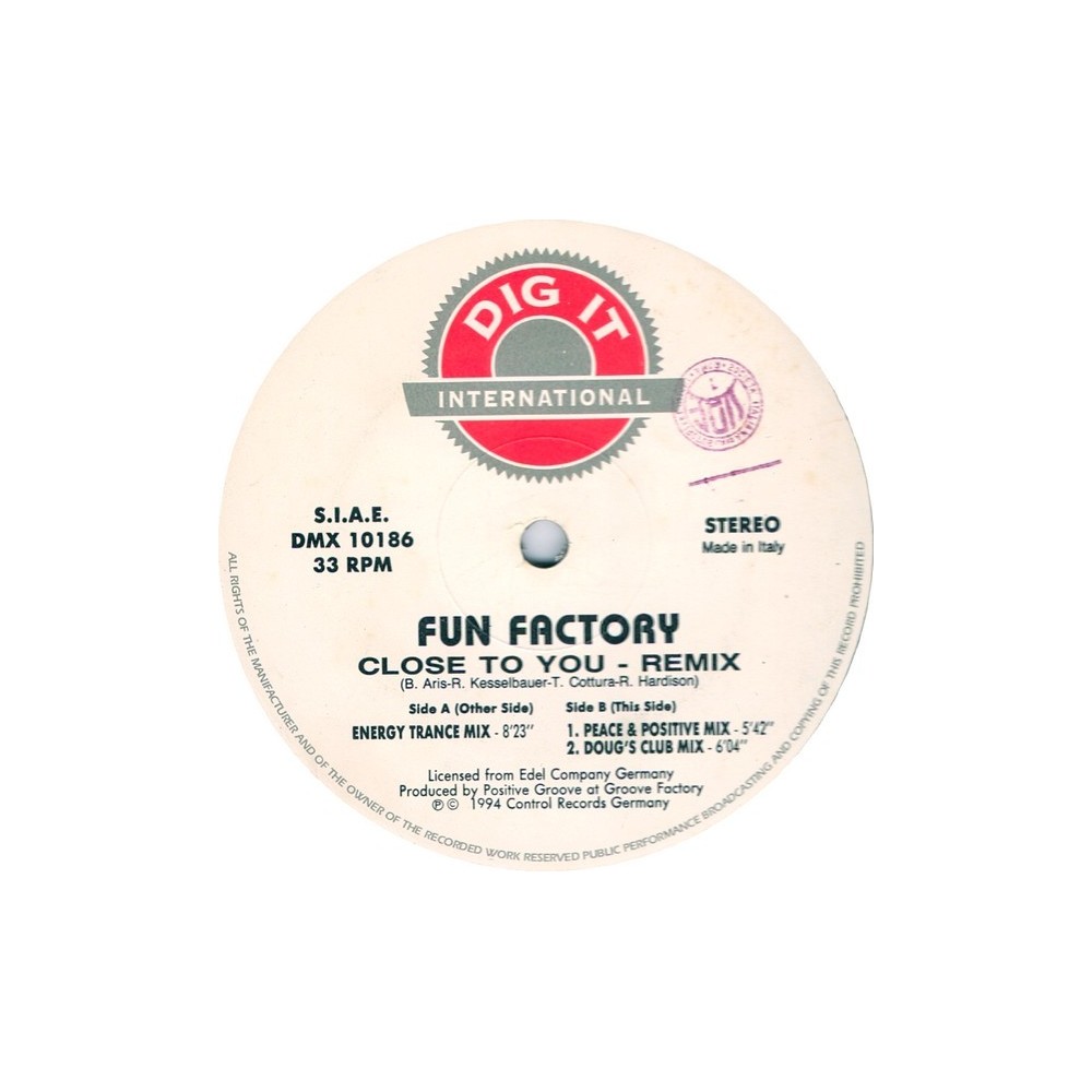 Fun Factory – Close To You (Remix)