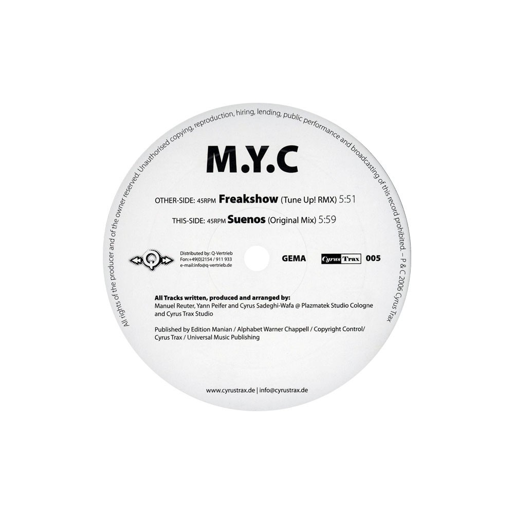 M.Y.C - Freakshow / Suenos(Cabrote¡¡ Ultima copia¡¡)