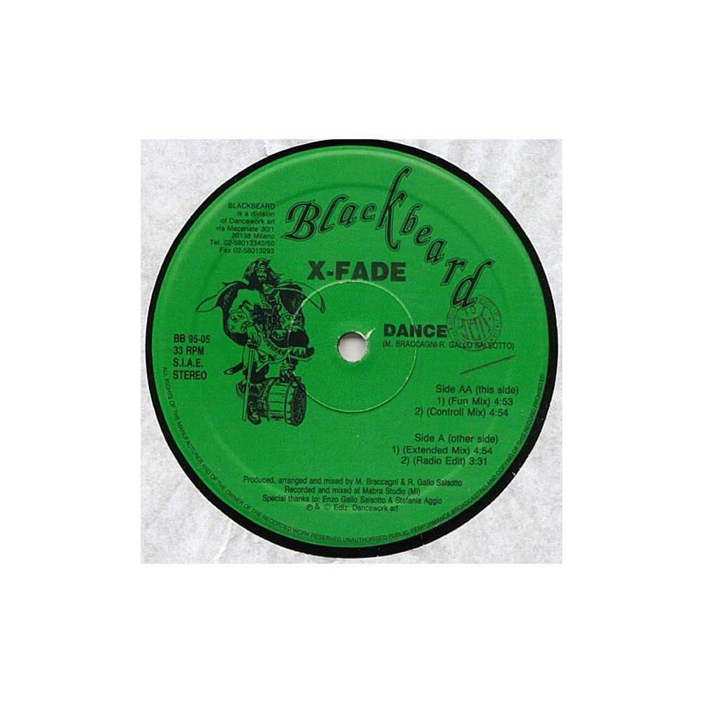 X-Fade  – Dance (SELLO BLACKBEARD)