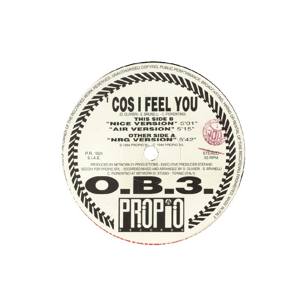 OB3 – Cos I Feel You 