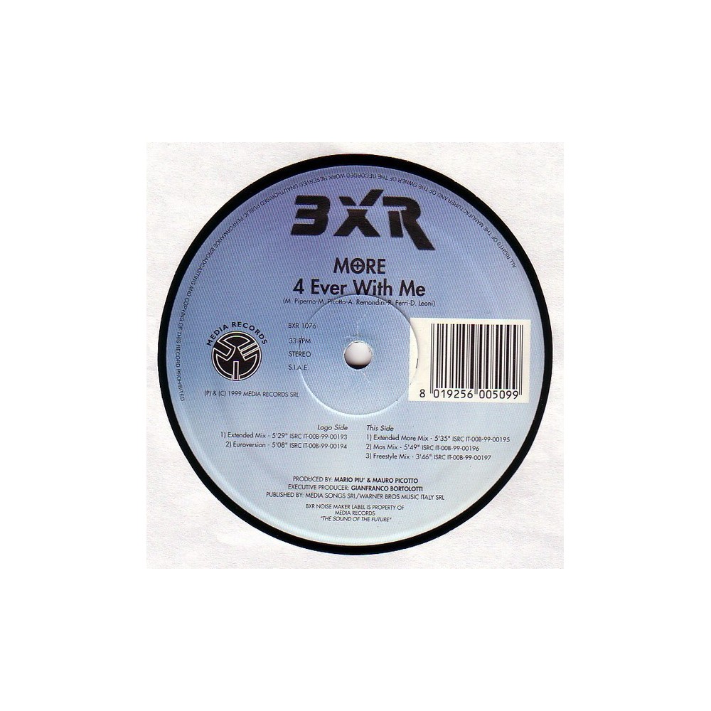 More - 4 Ever With Me (2 MANO,COPIA IMPORT SELLO BXR¡¡ JOYITA¡¡¡))