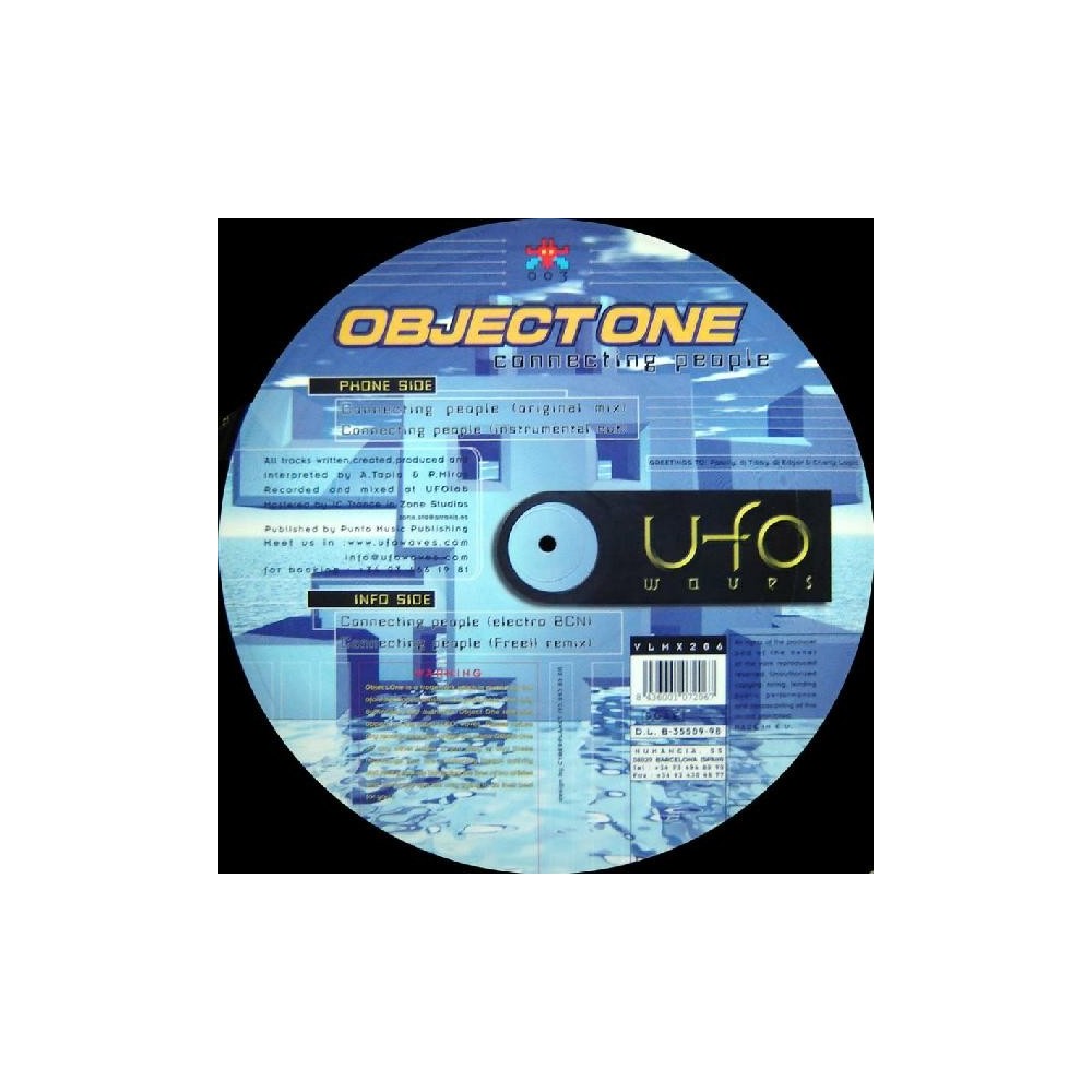 Object One – Connecting People (PICTURE DISC¡)