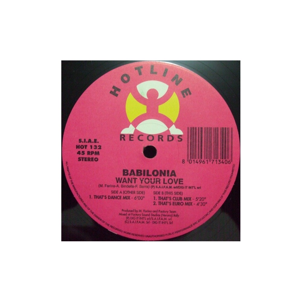 Babilonia – Want Your Love 