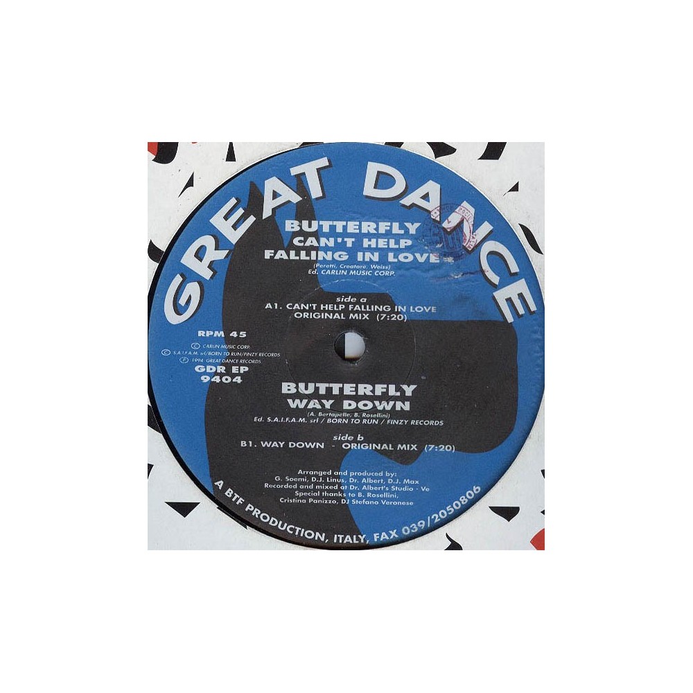 Butterfly  – Can't Help Falling In Love 