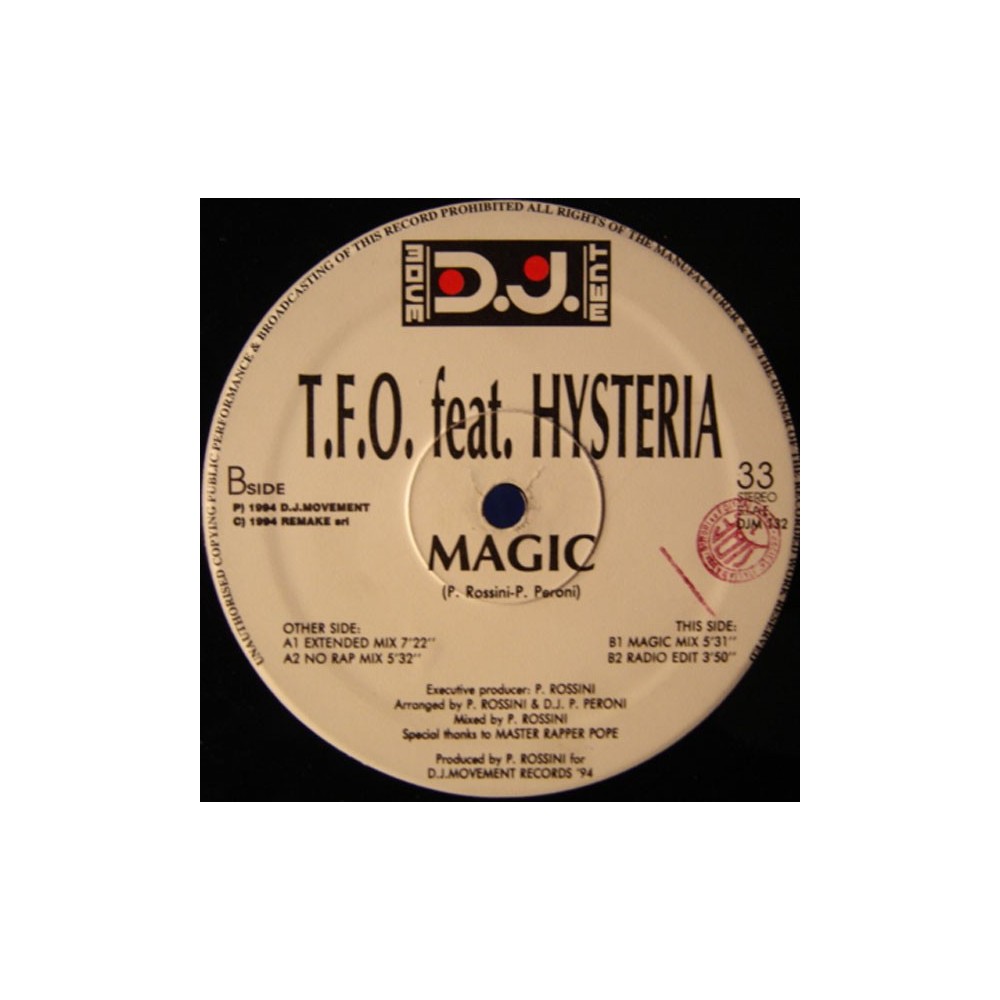 TFO feat. Hysteria – Magic (JOYA¡¡)