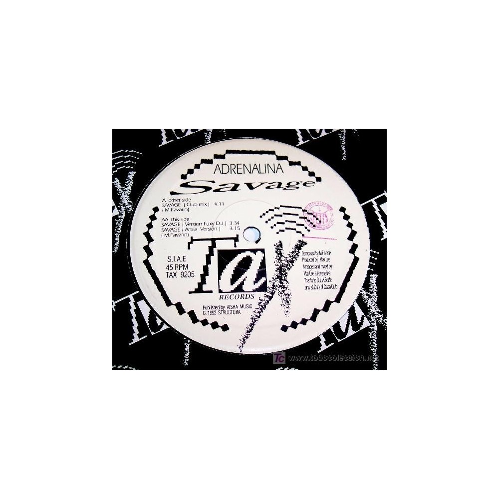 Adrenalina ‎– Savage (IMPORT)