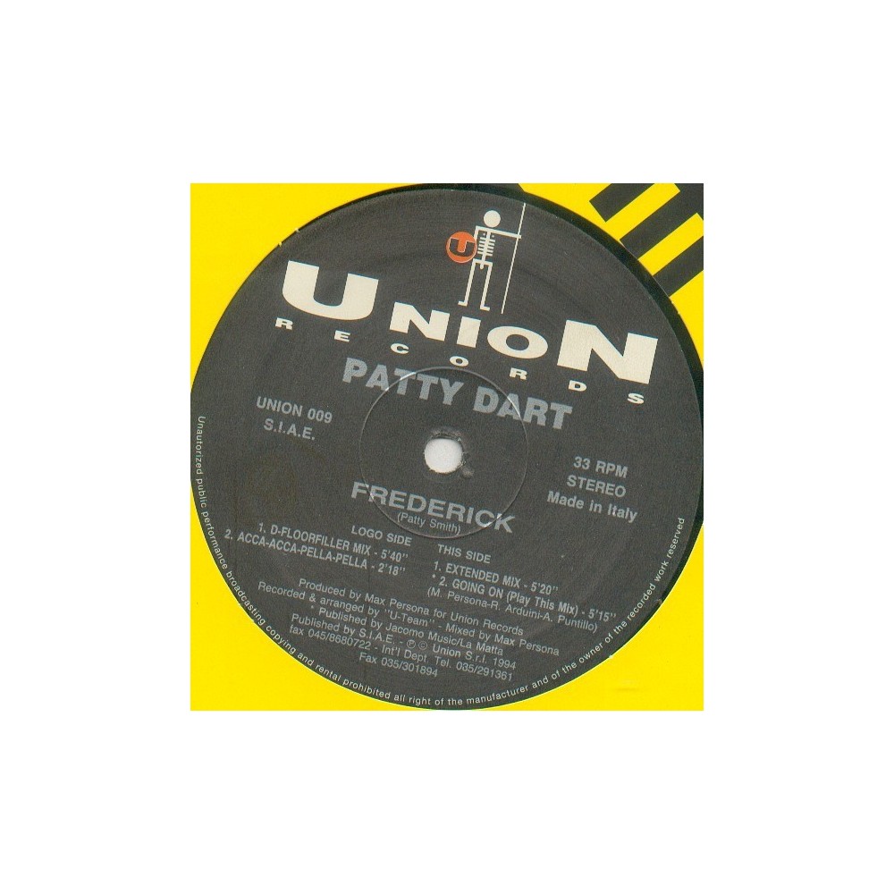 Patty Dart – Frederick (IMPORT)