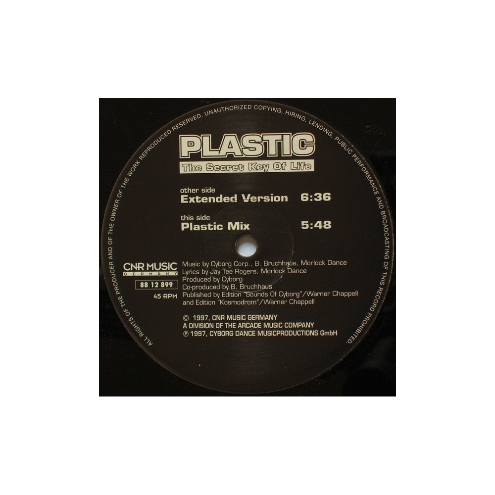 Plastic  ‎– The Secret Key Of Life 