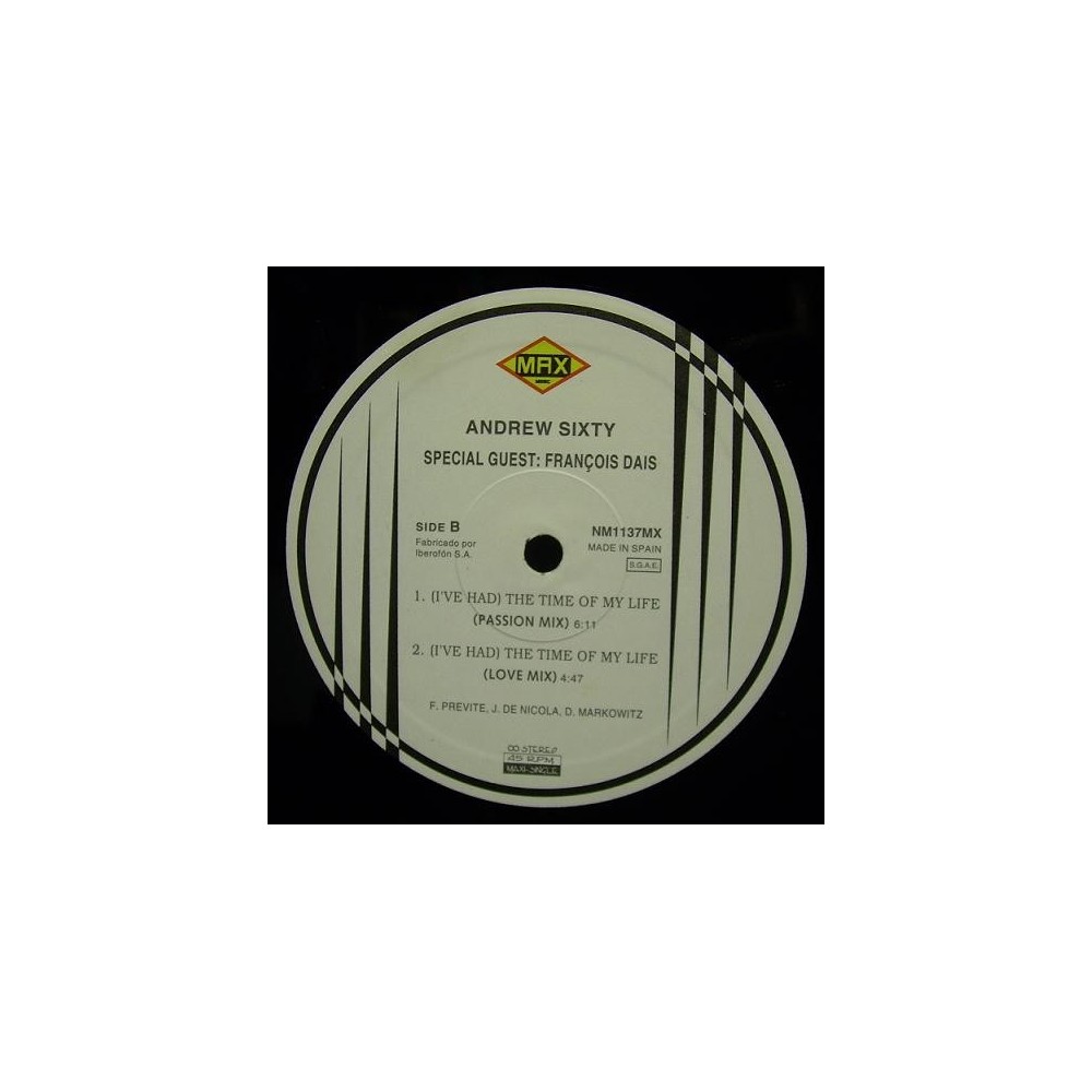 Andrew Sixty - (I've Had) The Time Of My Life (MAX MUSIC)