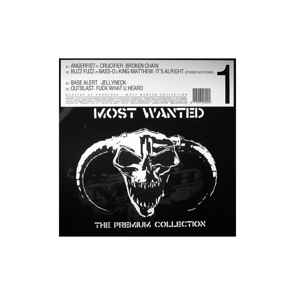 Masters Of Hardcore - Most Wanted Collection 1 