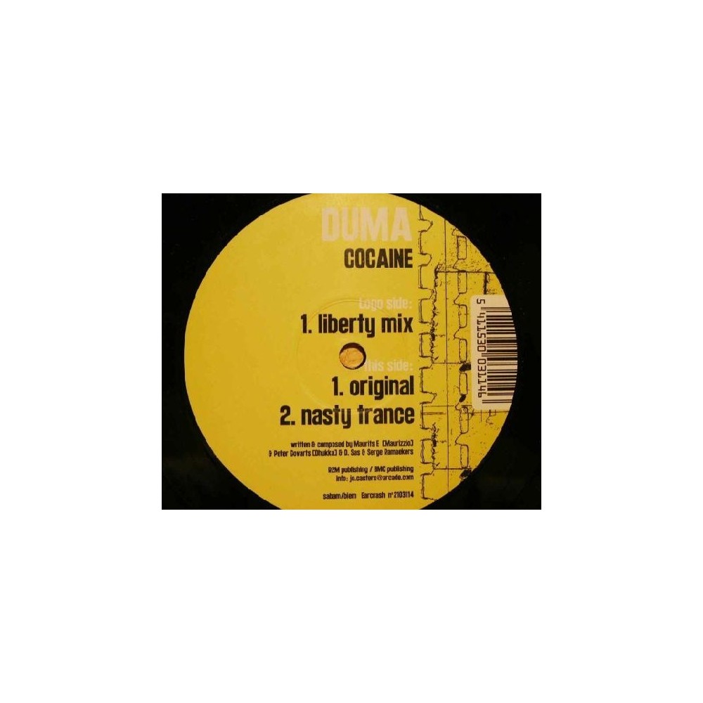 Duma ‎– Cocaine (JOYA¡¡)