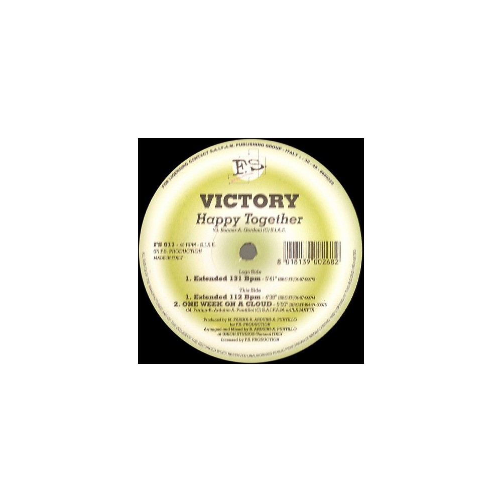 Victory  ‎– Happy Together 
