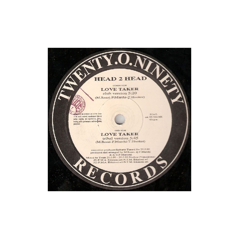 Head 2 Head  ‎– Love Taker 