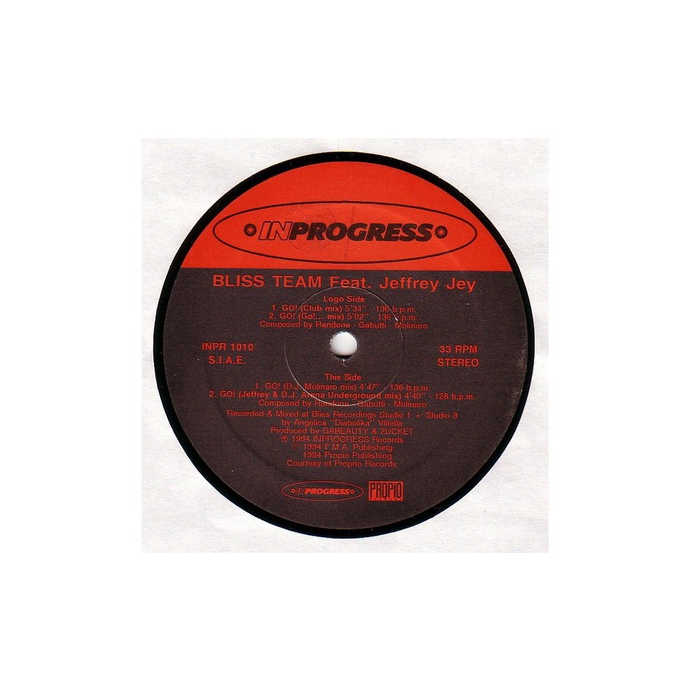 Bliss Team ‎– Go
