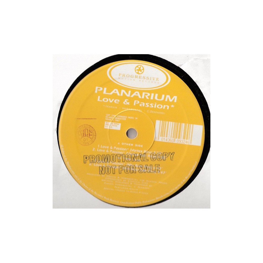 Planarium ‎– Love & Passion (Remix) 
