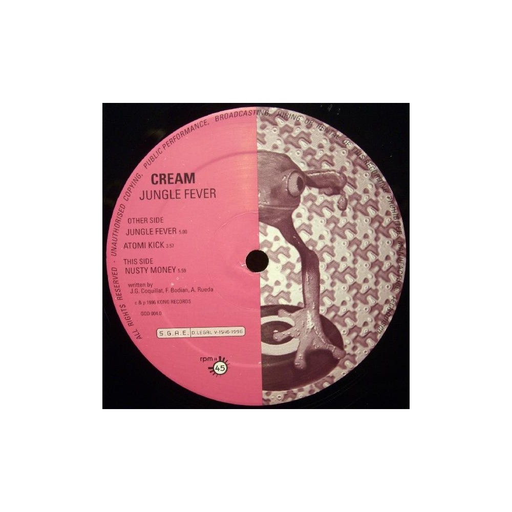 Cream - Jungle Fever (TEMAZO CHOCOLATE 90'S¡)
