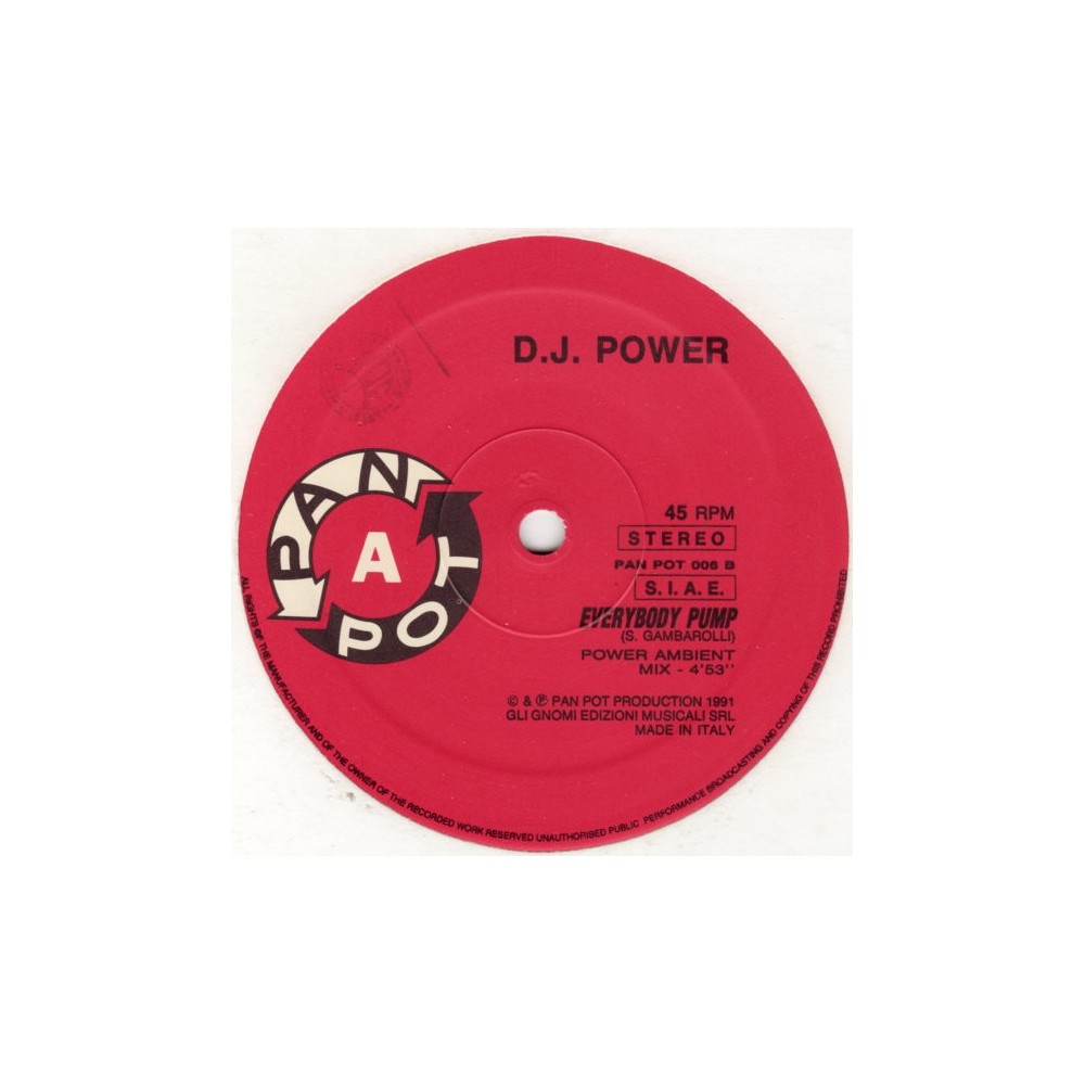 DJ Power ‎– Everybody Pump 