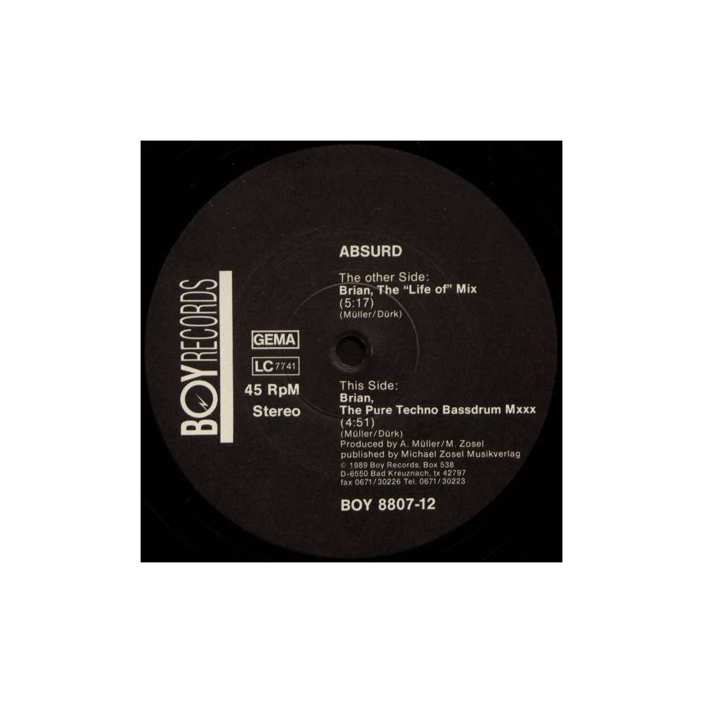 Absurd ‎– Brian 