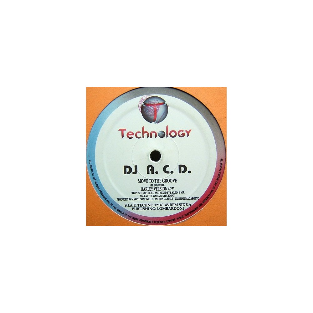 DJ ACD ‎– Move To The Groove