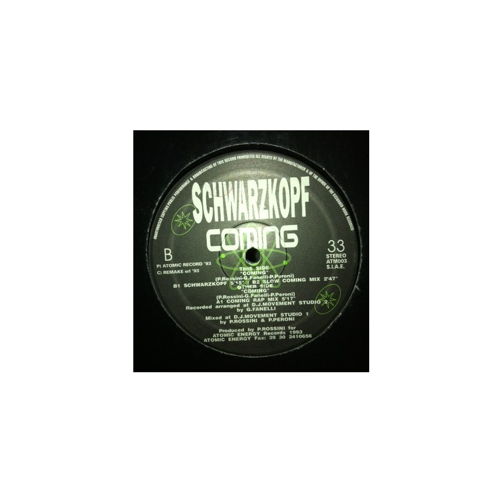 Schwarzkopf ‎– Coming