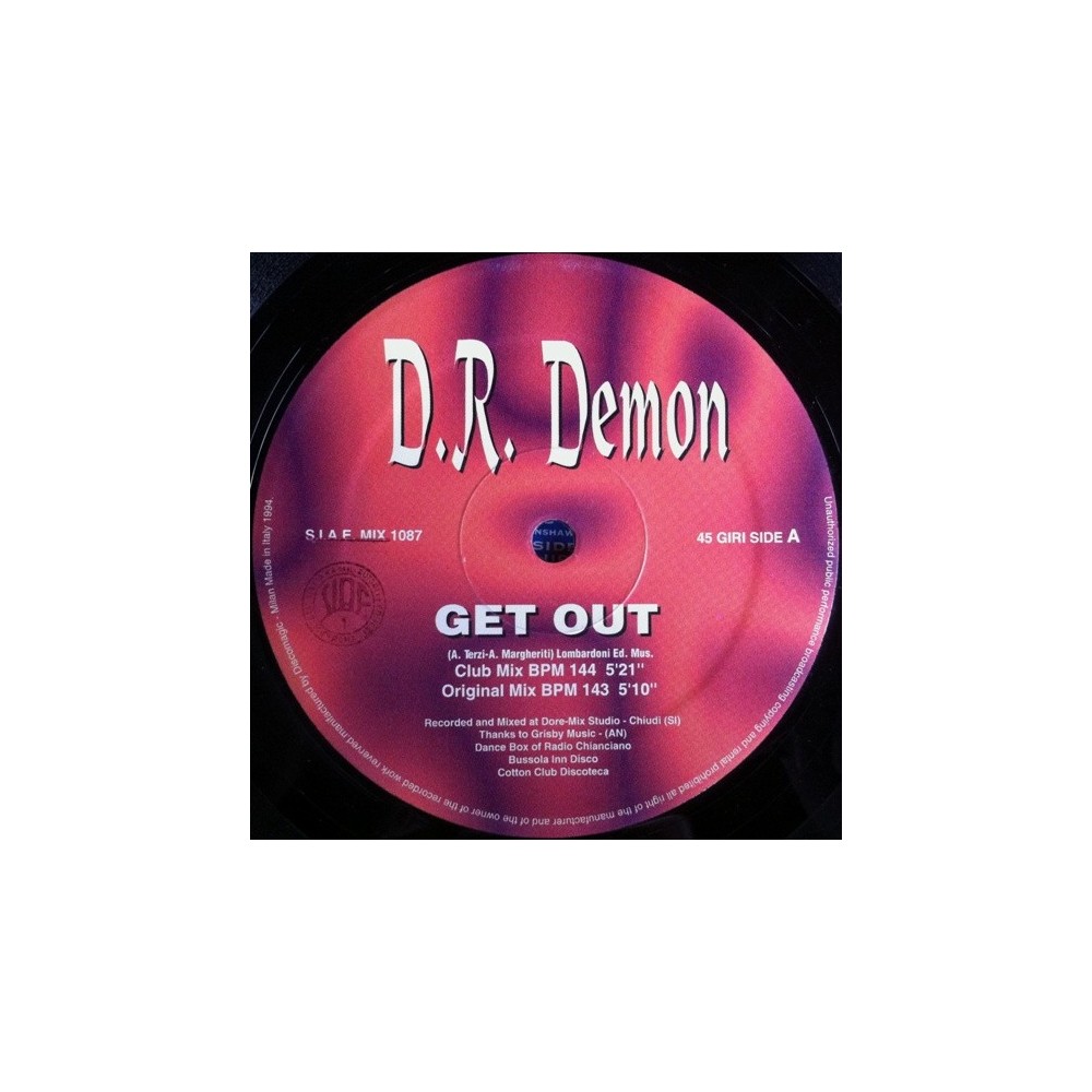 Dr Demon ‎– Get Out 