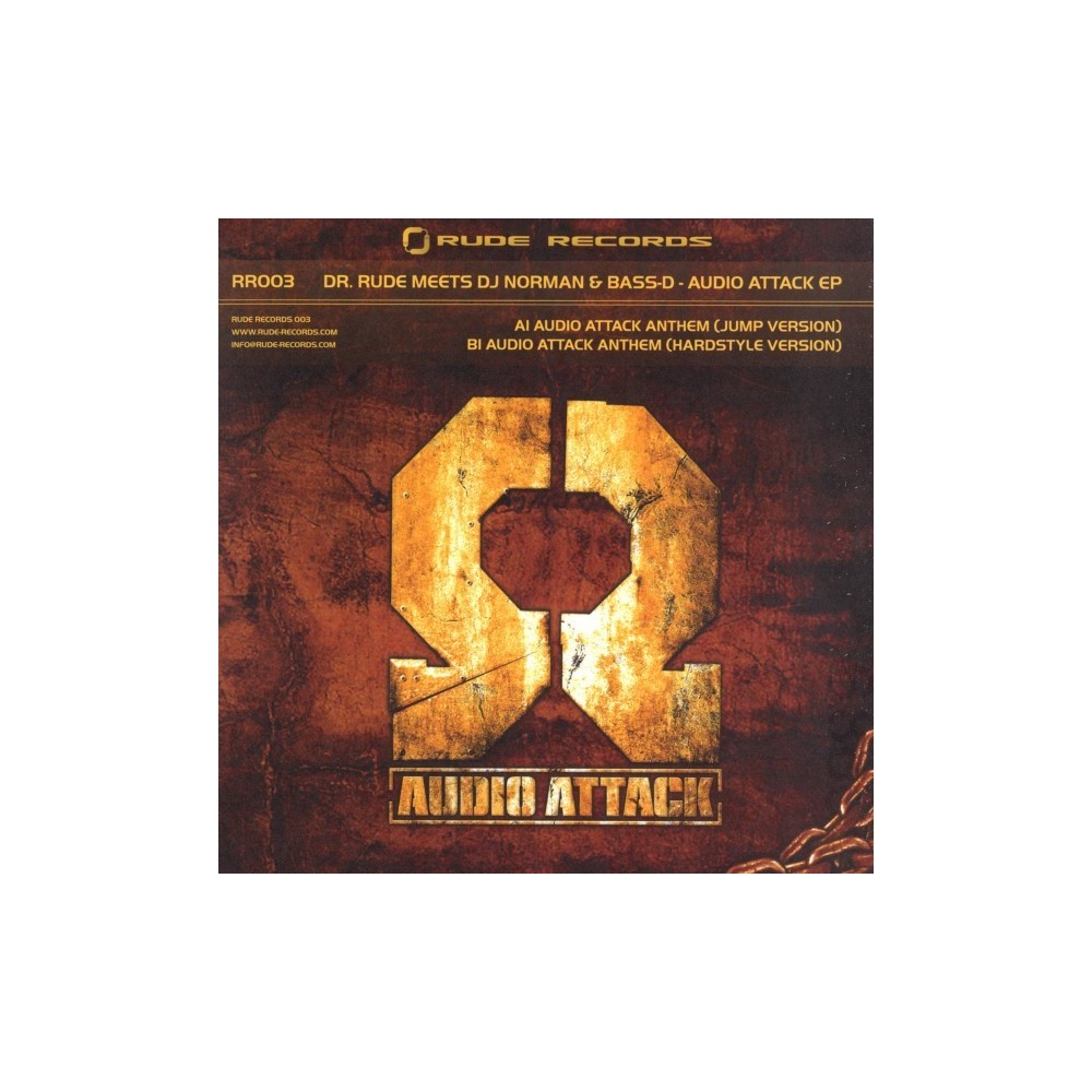 Dr. Rude  Meets DJ Norman & Bass-D ‎– Audio Attack EP 