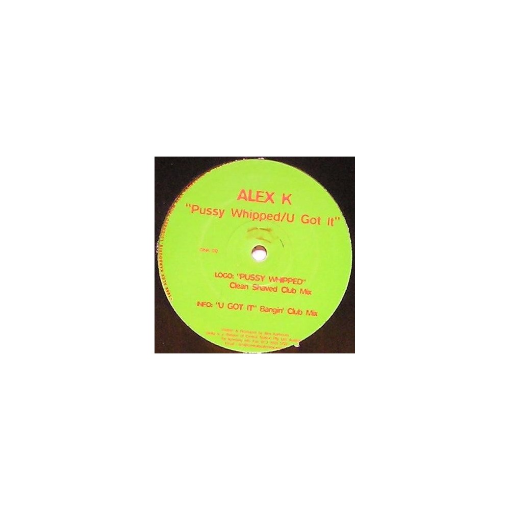 Alex K-You Got It(COPIA IMPORT¡¡ JOYA¡¡)