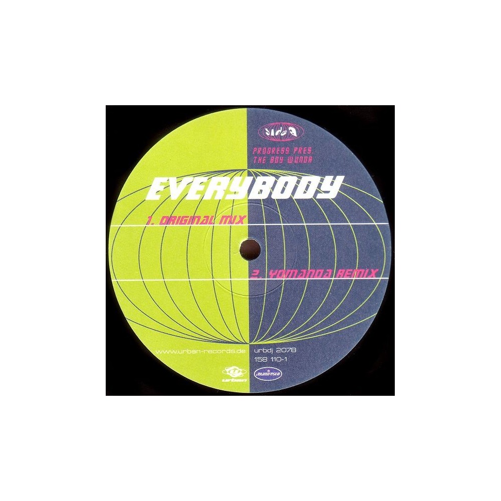 Progress Pres. The Boy Wunda ‎– Everybody  (EDICIÓN ALEMANA)