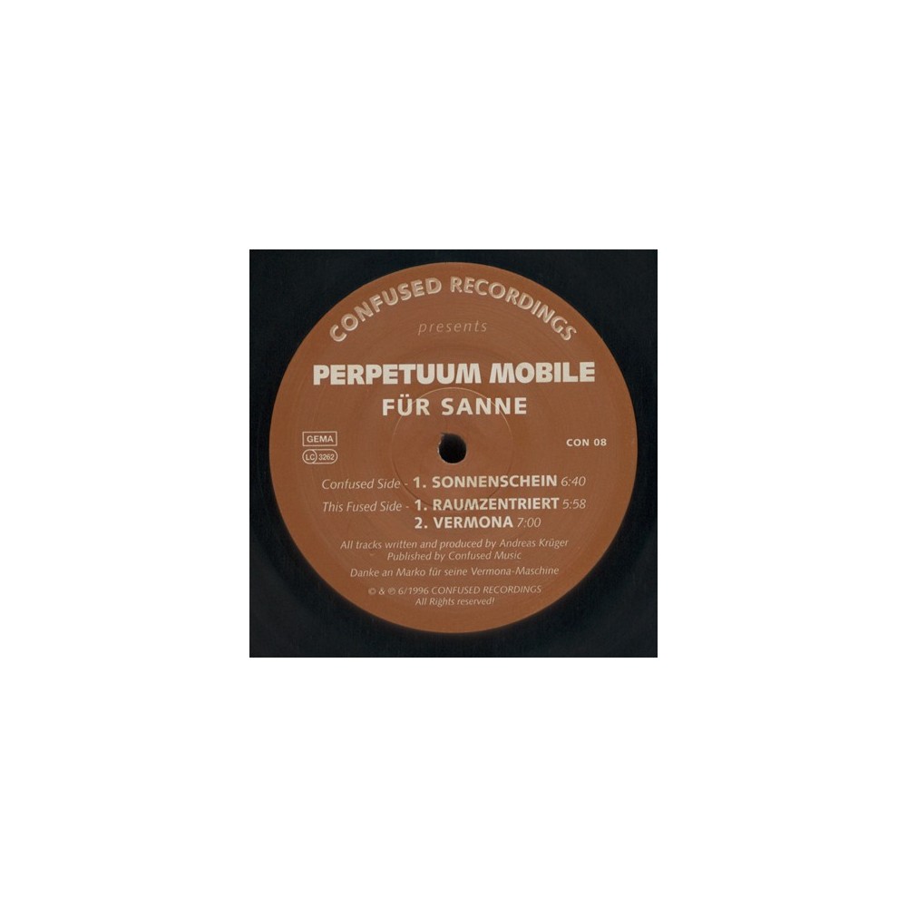 Perpetuum Mobile ‎– Für Sanne