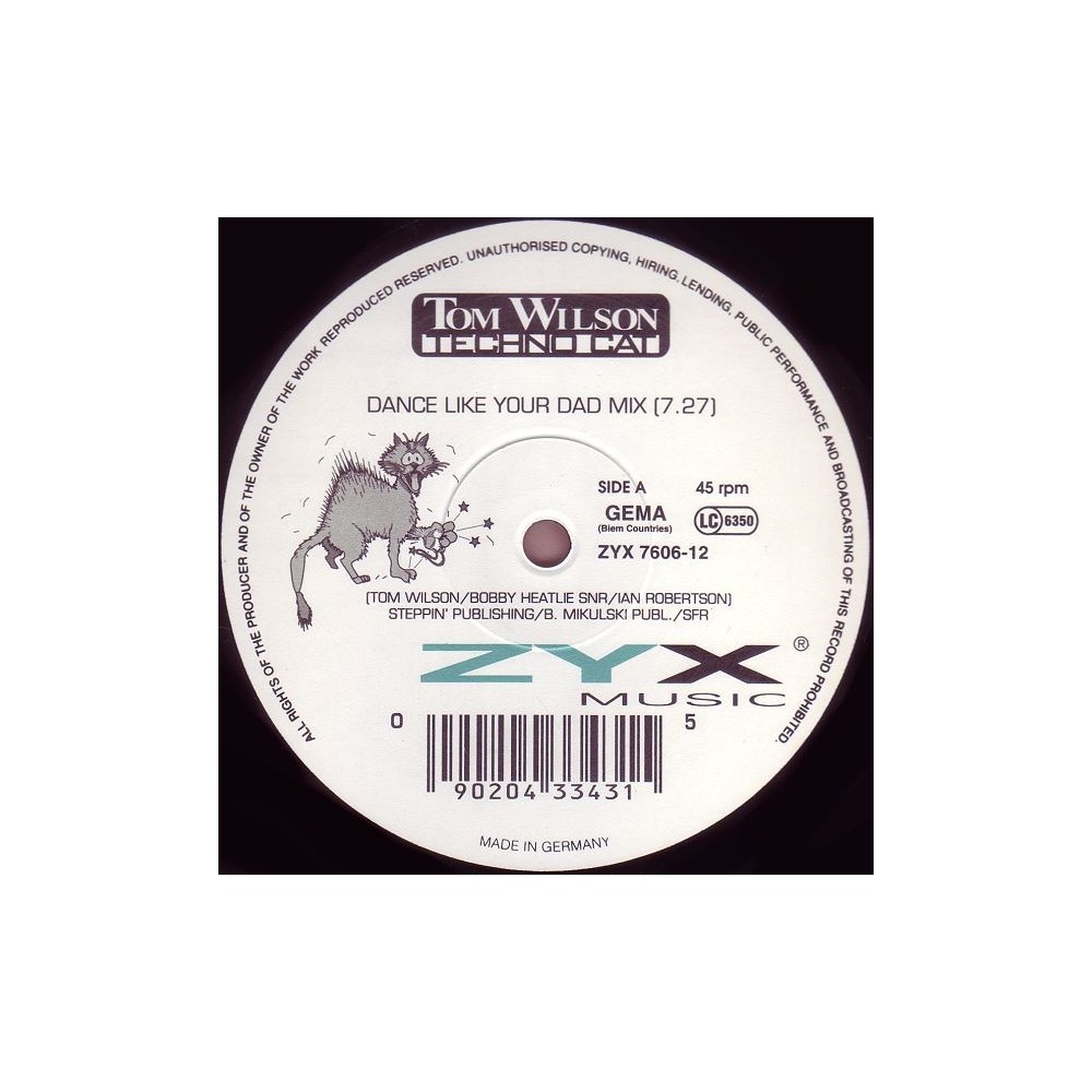 Tom Wilson ‎– Techno Cat  (IMPORT)