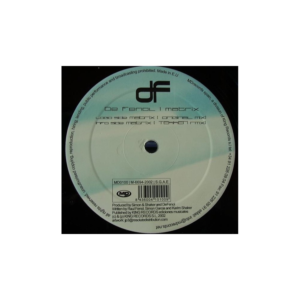 De Fenol ‎– Matrix 