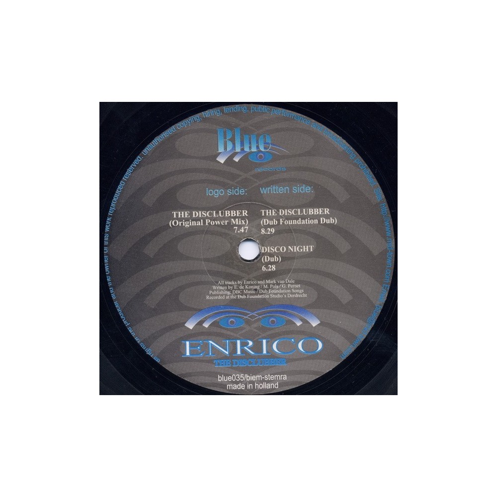 Enrico ‎– The Disclubber 