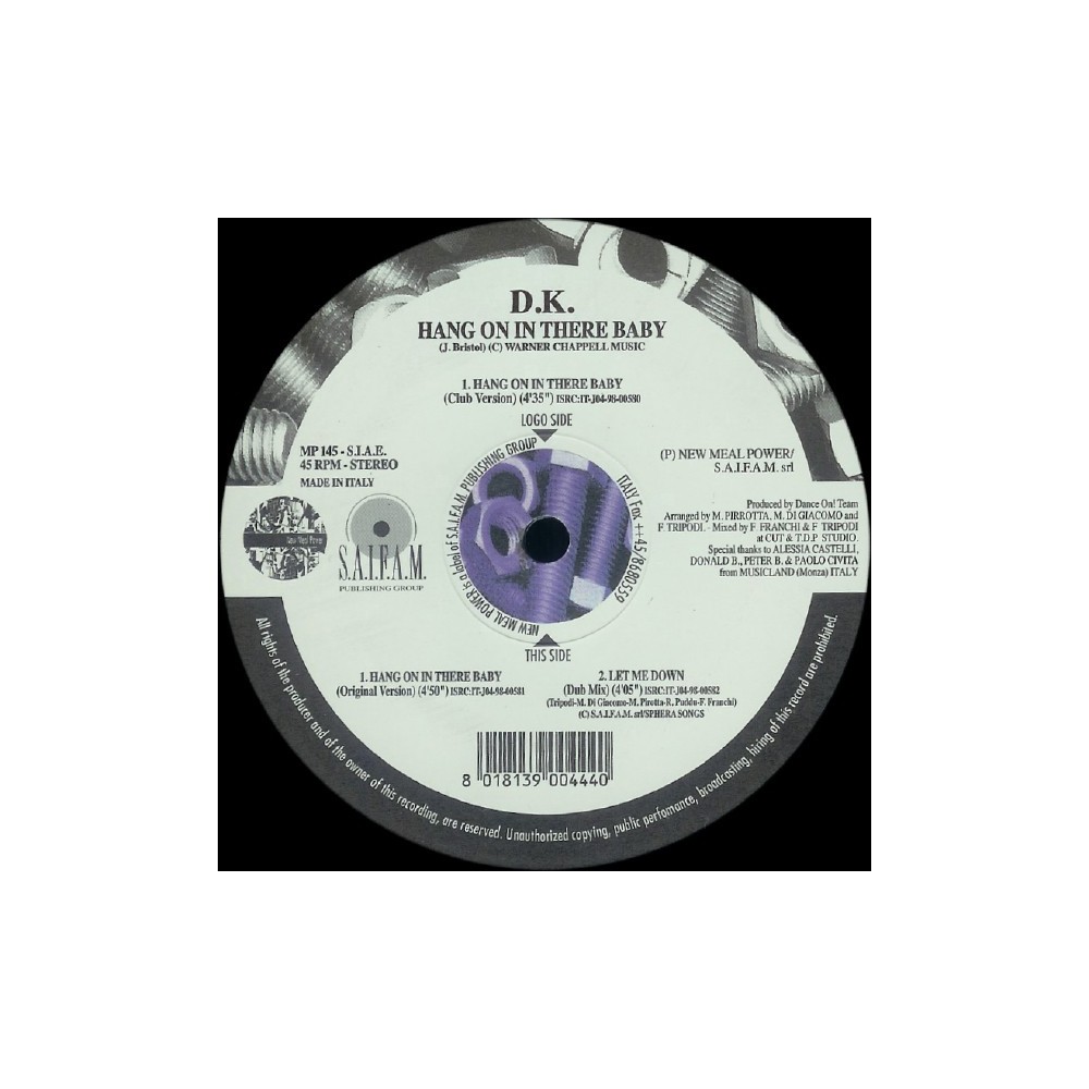 DK‎ – Hang On In There Baby