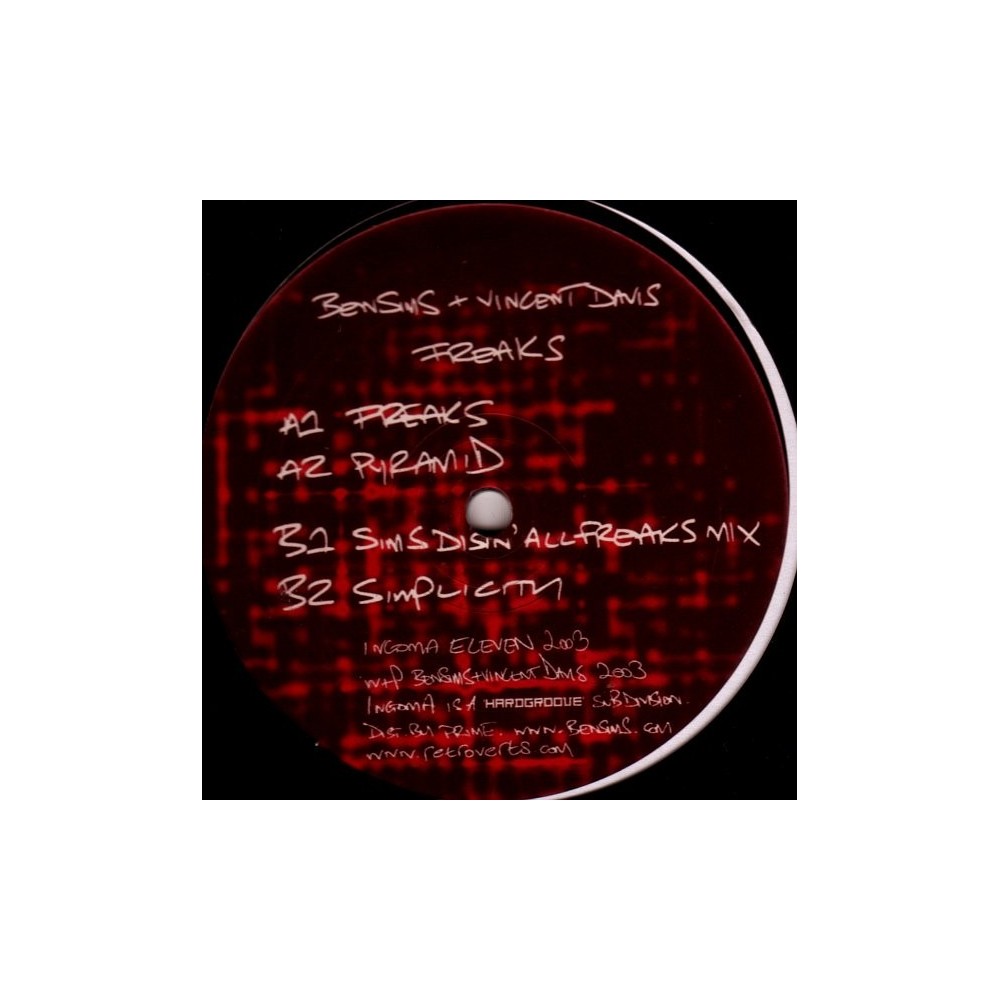 Ben Sims + Vincent Davis ‎– Freaks (BUSCADISIMO¡¡)