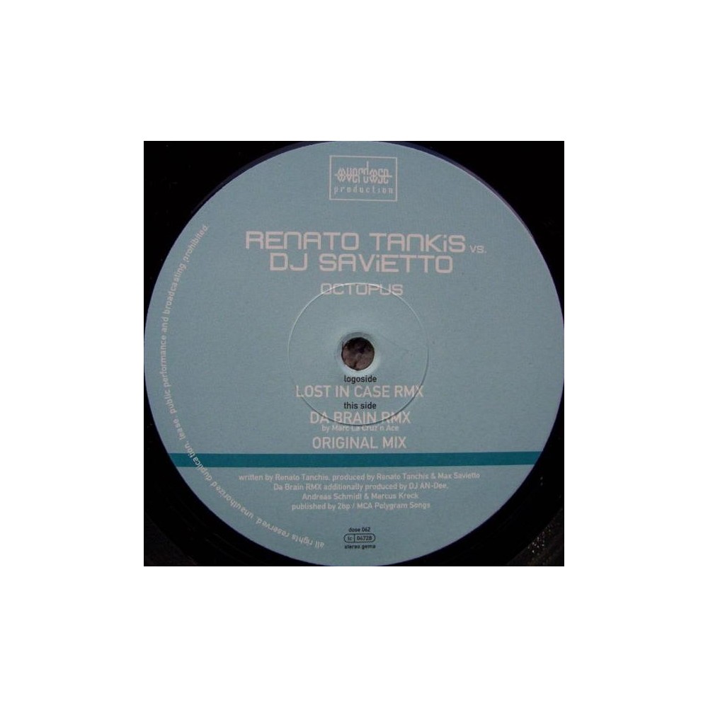 Renato Tankis vs. DJ Savietto ‎– Octopus