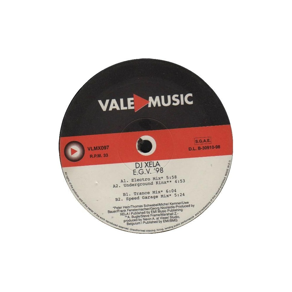 DJ Xela ‎– Es Geht Voran (Ein Jahr) 98