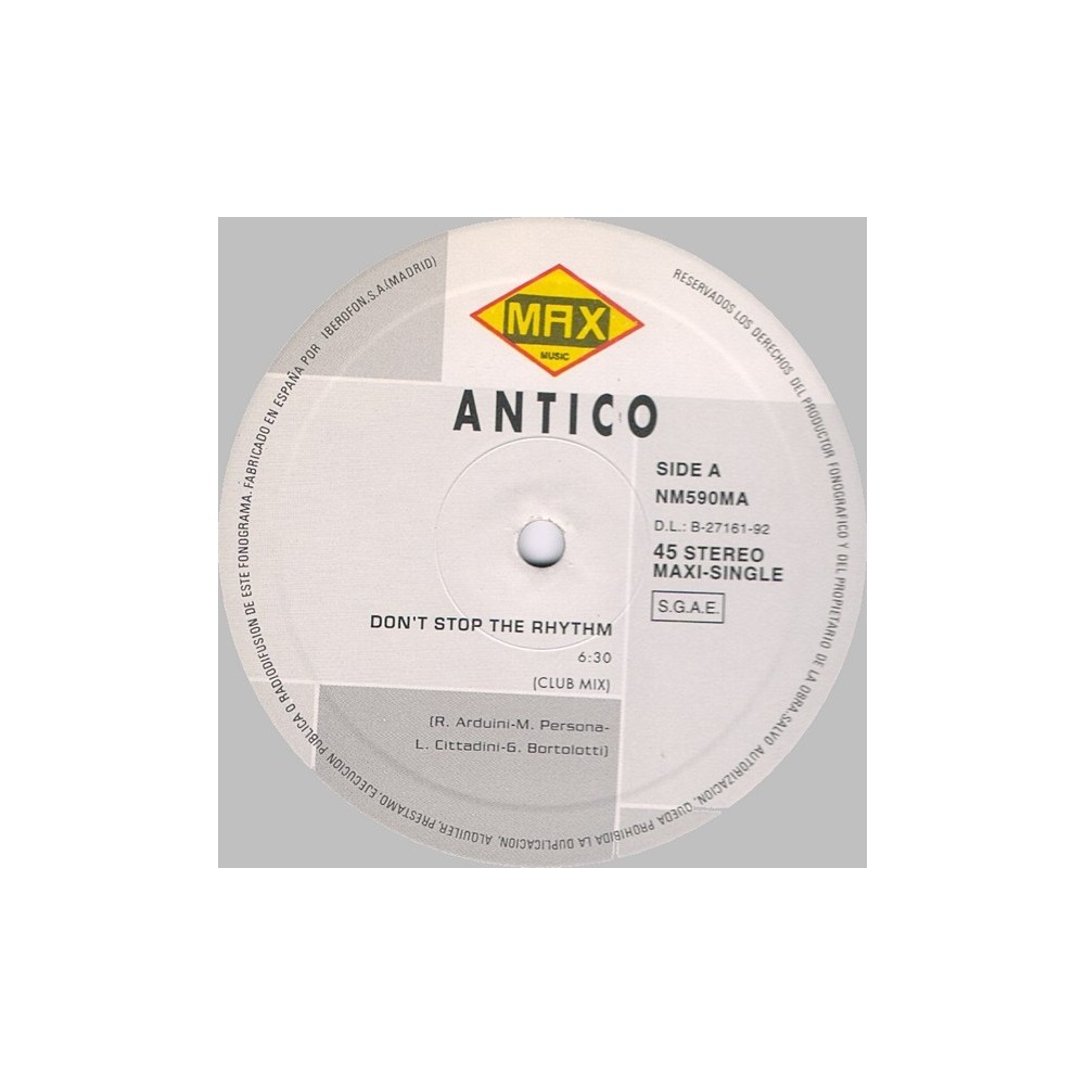 Antico ‎– Don't Stop The Rhythm 