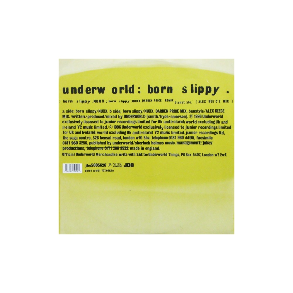 Underworld ‎– Born Slippy (CLASICAZO¡)