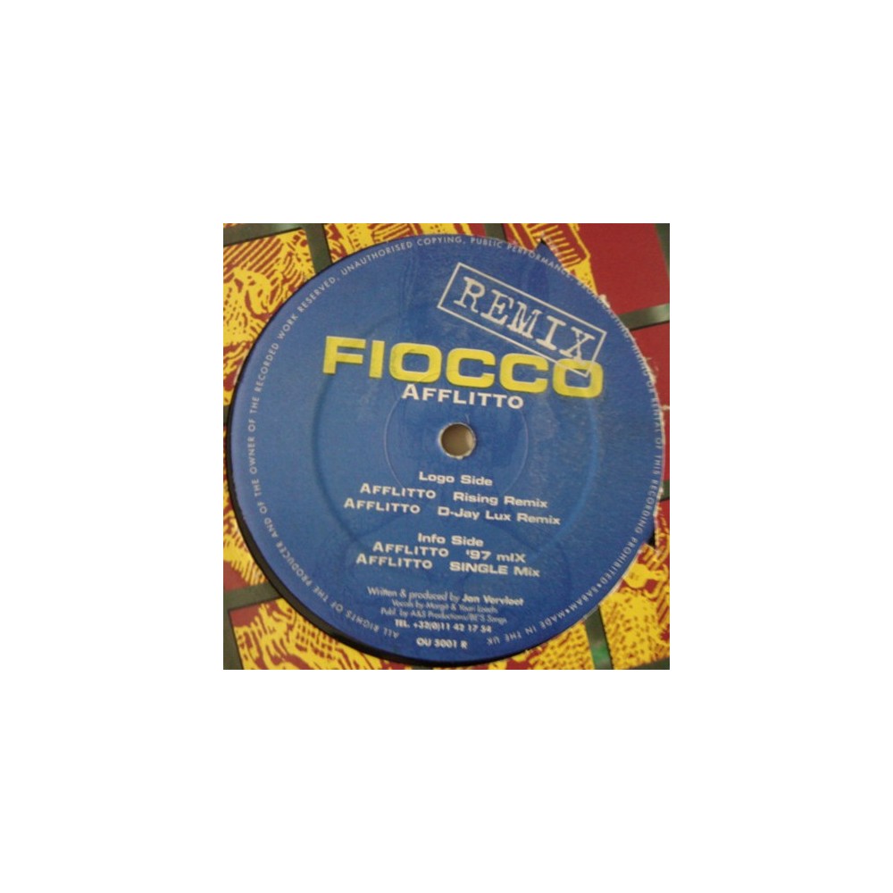 Fiocco ‎– Afflitto (Original + Remix) 
