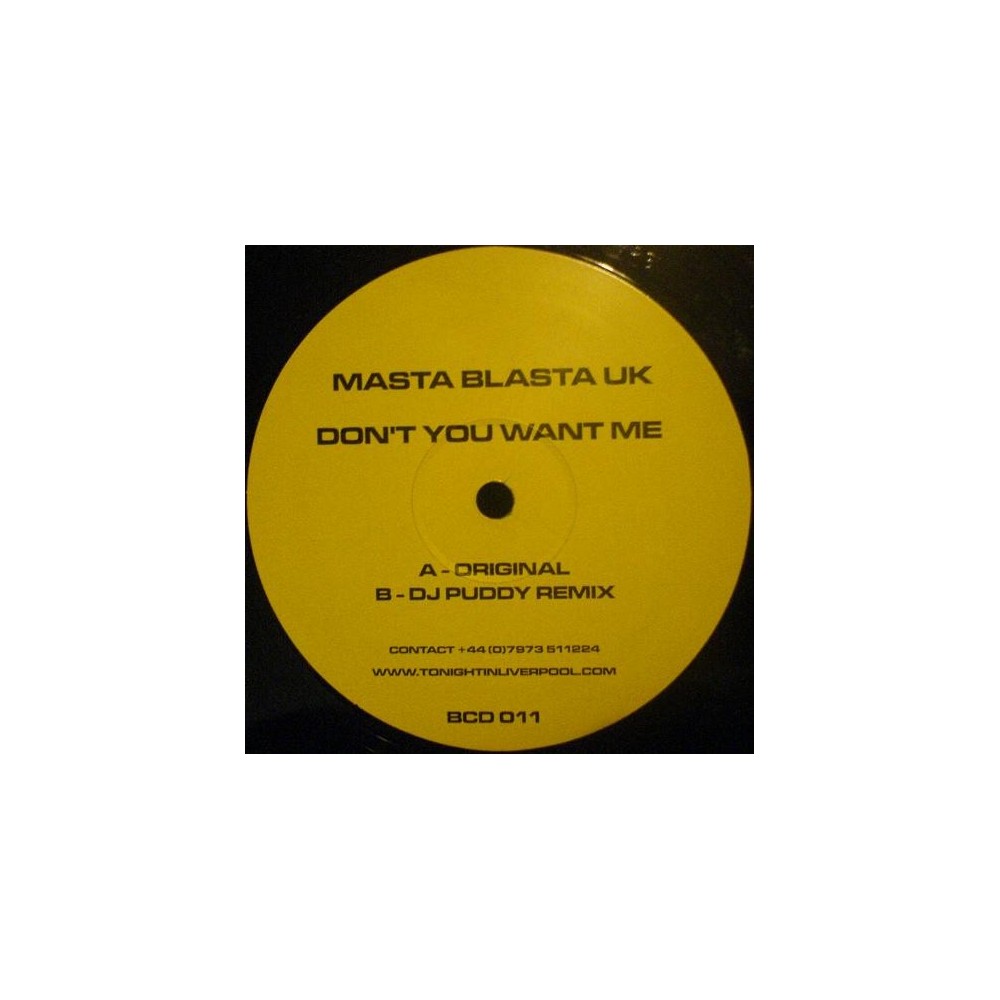 Masta Blasta UK - Don't You Want Me(CANTADO VIRTUALERO 2004,MUY BUENO¡¡)