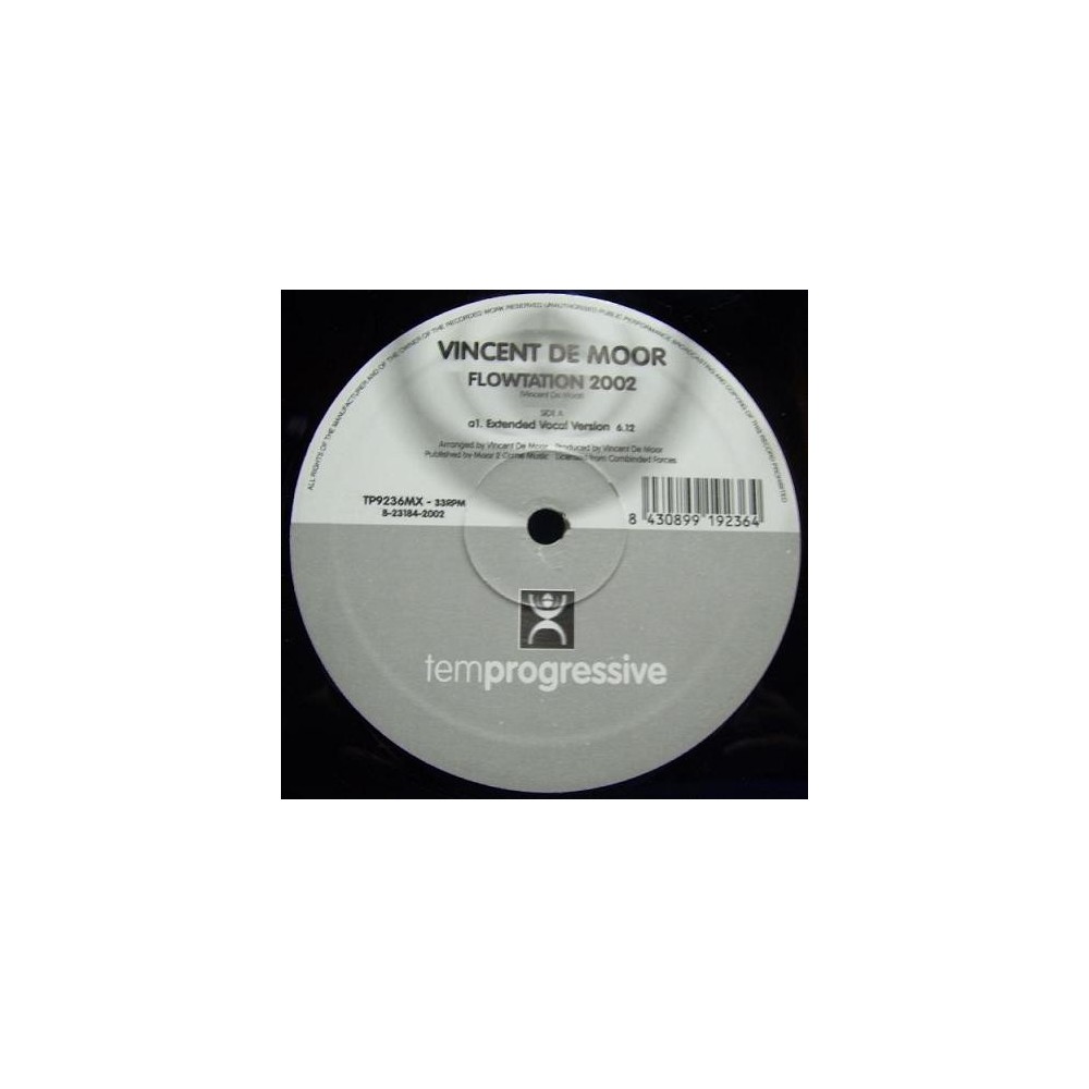 Vincent De Moor – Flowtation (TEMPROGRESSIVE)