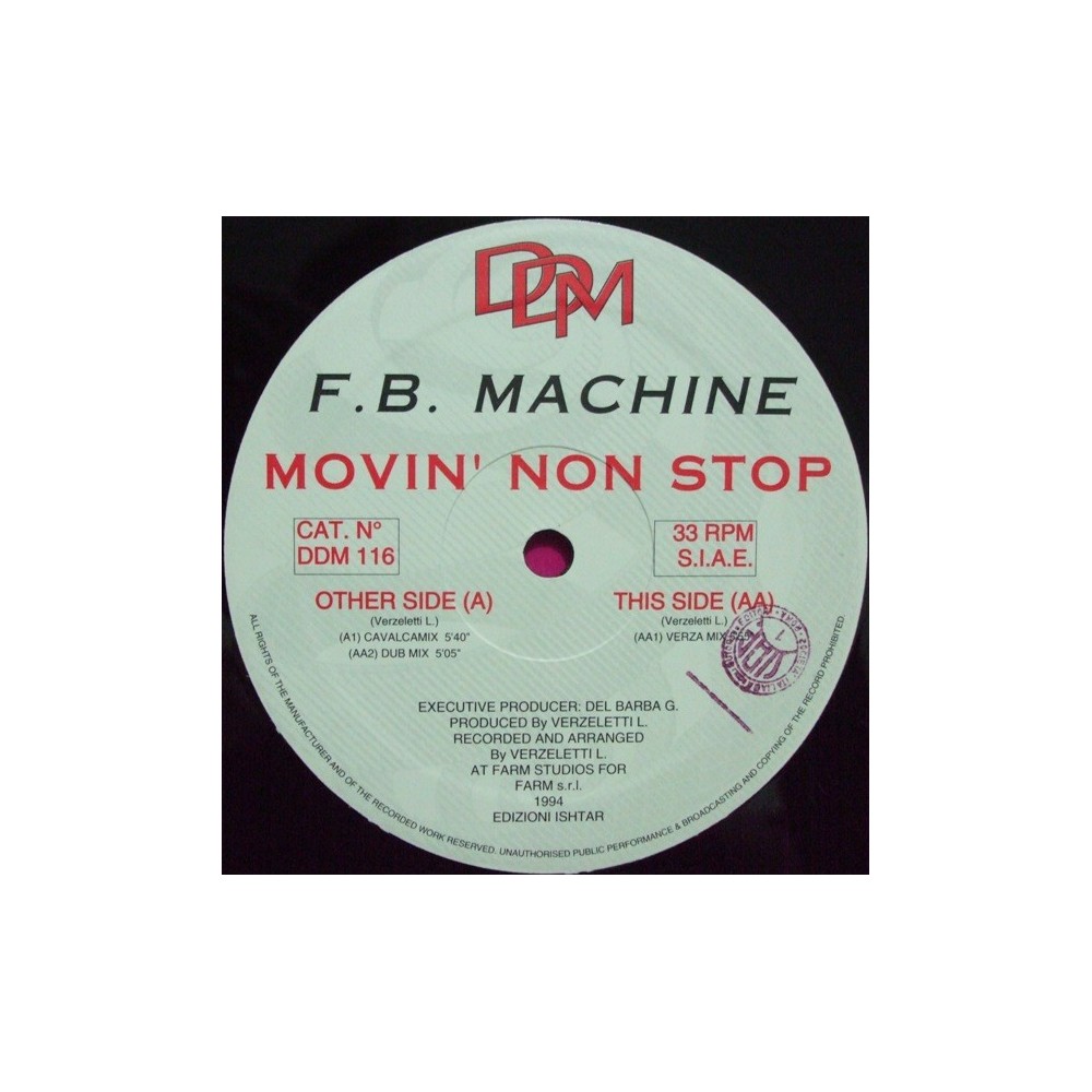FB Machine ‎– Movin Non Stop (BOMBAZO¡¡)